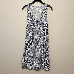 Lilly Pulitzer Kristen Flounce Dress Small Women’s Navy